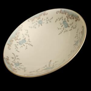 Imperial China Seville Dessert Bowls Set 4 W Dalton Blue Floral Vintage